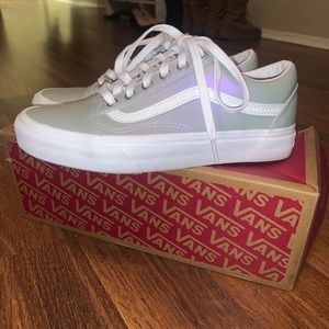 Metallic Vans Lace-Up